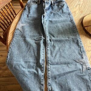 Old Navy Kids Blue Jeans with Star Patches